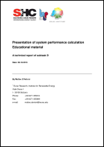 Presentation of System Performance Calculation Educational Material